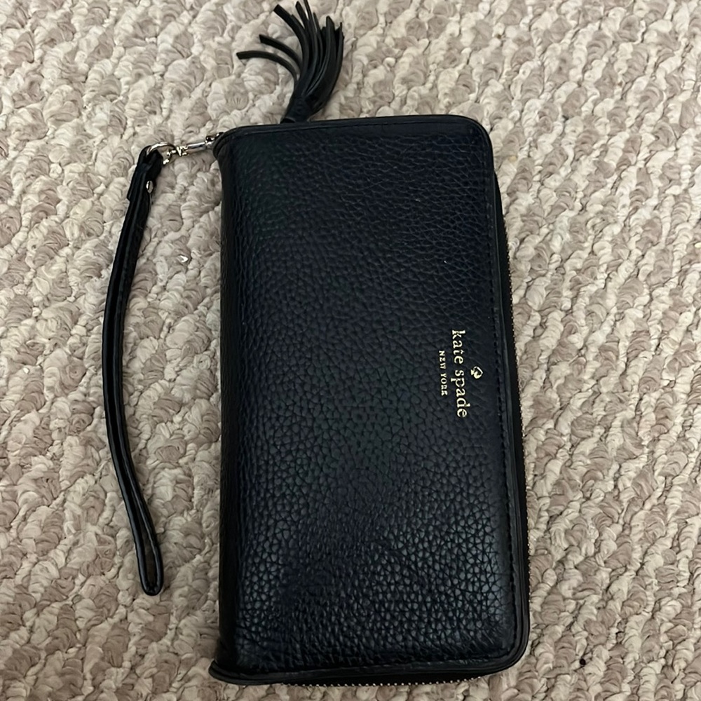 kate spade black wallet